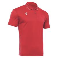Draco Hero Polo RED/WHT XL Poloskjorte i elastisk stoff