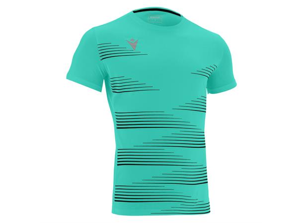 Ivan Shirt TRQ/BLK L Teknisk løpe t-skjorte til herre 