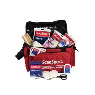 Scansport medisinbag Fotball m/innhold