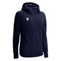 Drum Hooded Womens Jacket NAV M Fritidsjakke i børstet fleece til dame