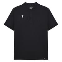 Nisiros Icon stretch korean polo BLK L Poloskjorte Uten krage - Unisex