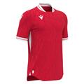 CERBERUS ECO shirt RED/WHT XL Teknisk kamp og treningsdrakt - Unisex